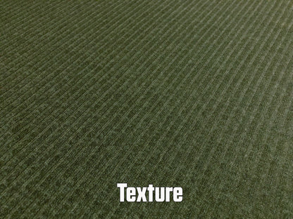 Premium Hacci Rib Knit – Olive Solid Color – 4x4 Sweater Rib-Poly/Rayon/Spandex- 220 GSM, 58" Wide – By the Yard (HRKSC05)