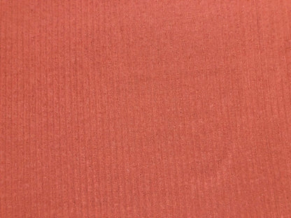 Premium Hacci Rib Knit – Rust Solid Color – 4x4 Sweater Rib-Poly/Rayon/Spandex- 220 GSM, 58" Wide – By the Yard (HRKSC06)