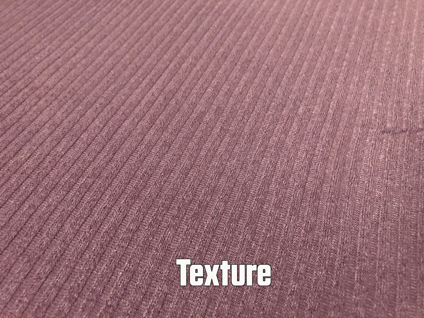 Premium Hacci Rib Knit – Mauve Solid Color – 4x4 Sweater Rib-Poly/Rayon/Spandex- 220 GSM, 58" Wide – By the Yard (HRKSC01)