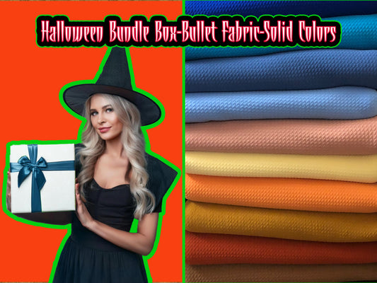 Halloween Bundle Box-Bullet Fabric-Solid Colors-10 Yards-Assorted Colors