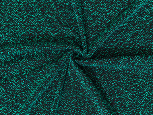 Metallic Green Glitter Liverpool Fabric