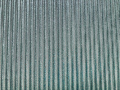 Ribbed Stretch Velvet – Aqua Mist, Sculpted Ribs & Luxe Sheen, 58″ Wide, 2-Way Stretch, 94/6 Poly-Spandex – Sold by the Yard (RBVC03)