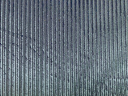 Ribbed Stretch Velvet – Steel Blue, Sculpted Ribs & Luxe Sheen, 58″ Wide, 2-Way Stretch, 94/6 Poly-Spandex – Sold by the Yard (RBVC02)