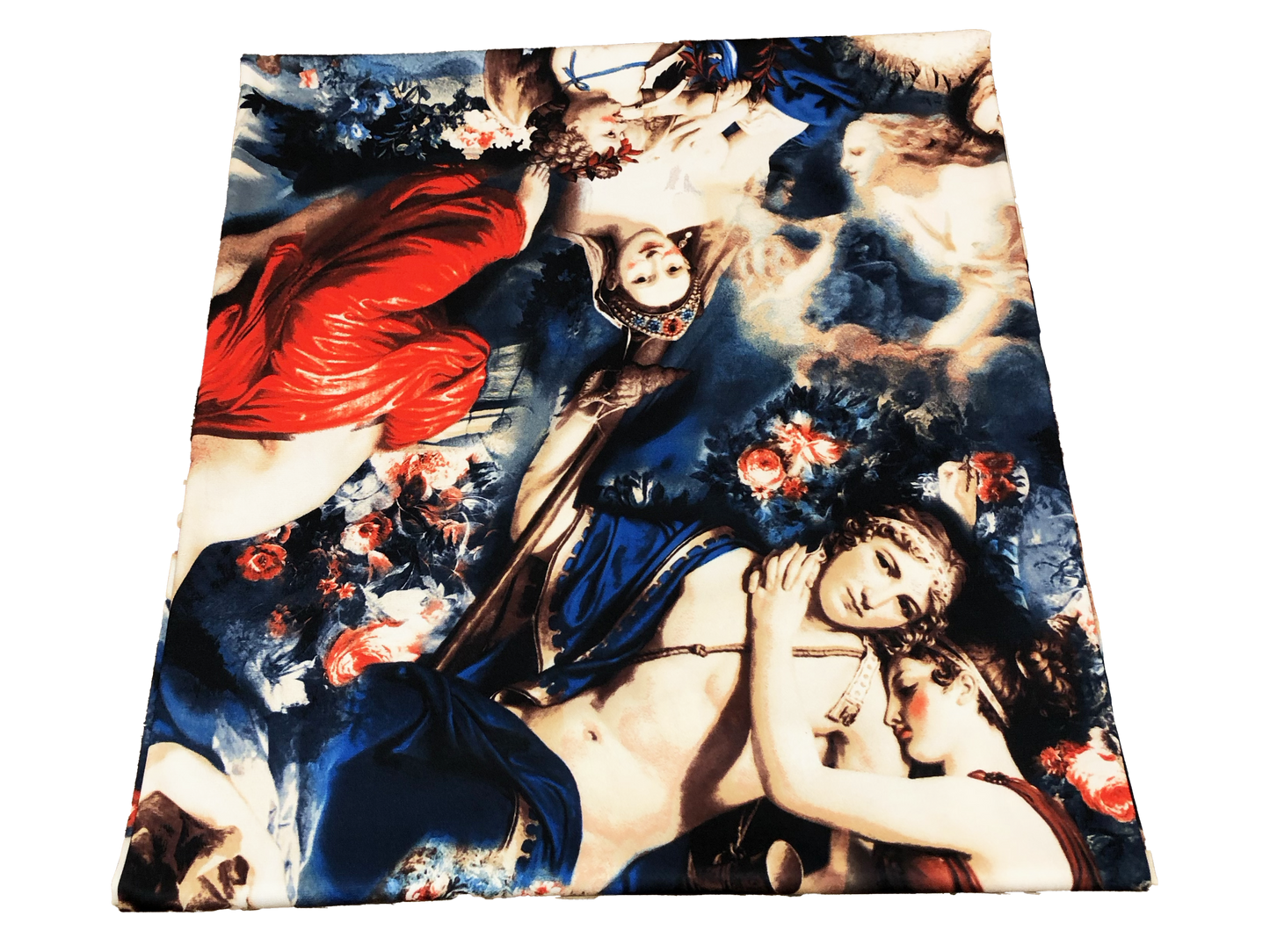 Premium ITY Knit Fabric — Renaissance Cherubs Tapestry — 95/5 Poly Spandex, 4-Way Stretch, 58" Wide — By the Yard (ITYPR02)