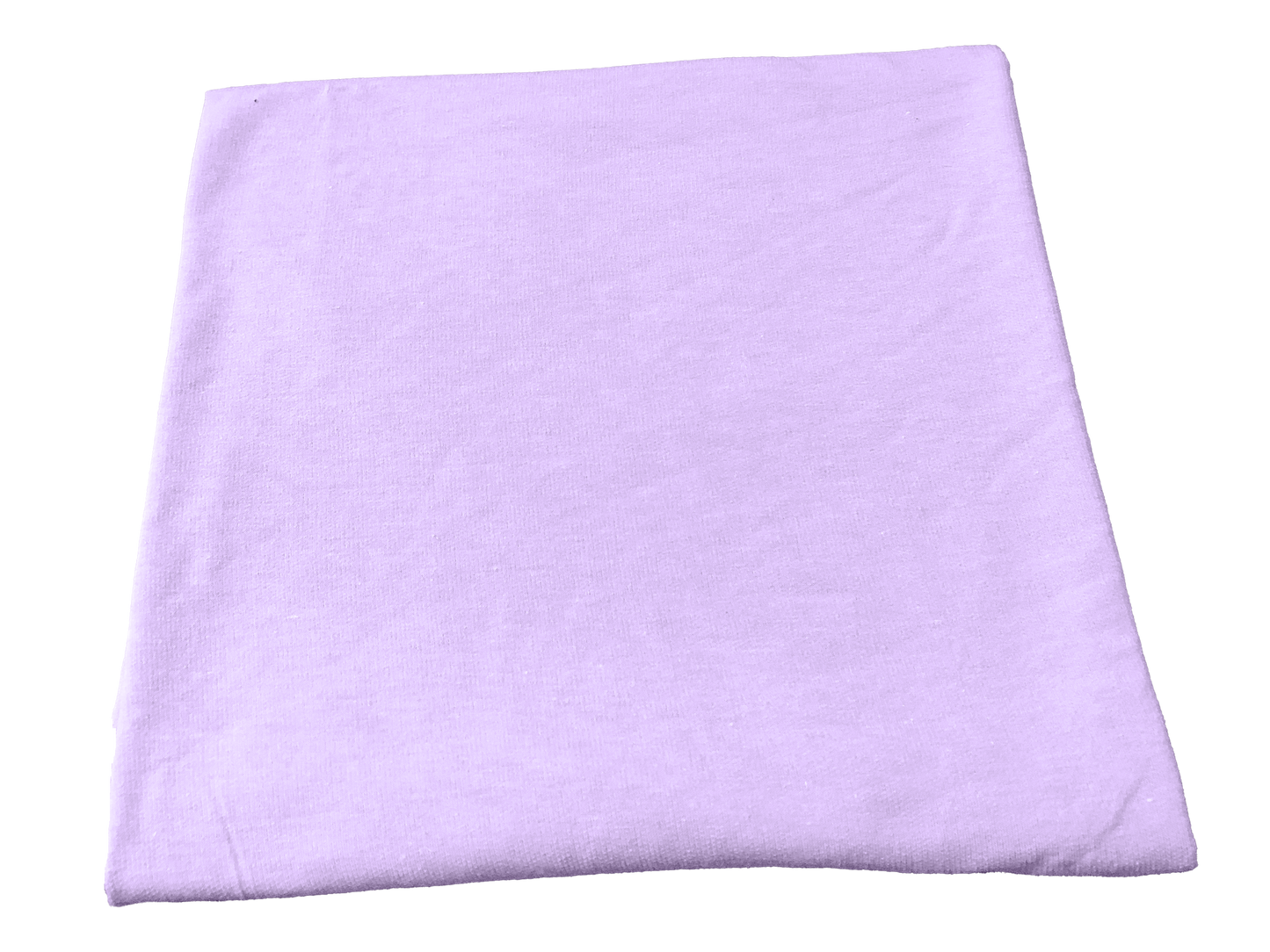 Premium French Terry Knit Fabric — Lavender Solid — Soft Loopback, 2-Way Stretch, 58" Wide, 210 GSM — Sold by the Yard (210FTSC04)