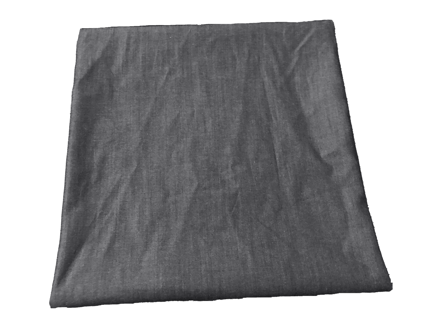 100% Cotton 6 oz Chambray Fabric – Gray Solid – Breathable Midweight, Crisp-Soft Drape, 58" Wide | Sold by the Yard (CHDC01)