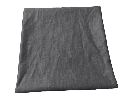 100% Cotton 6 oz Chambray Fabric – Gray Solid – Breathable Midweight, Crisp-Soft Drape, 58" Wide | Sold by the Yard (CHDC01)