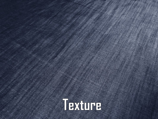 100% Cotton 6 oz Chambray Fabric – Navy Solid – Breathable Midweight, Crisp-Soft Drape, 58" Wide | Sold by the Yard (CHDC02)