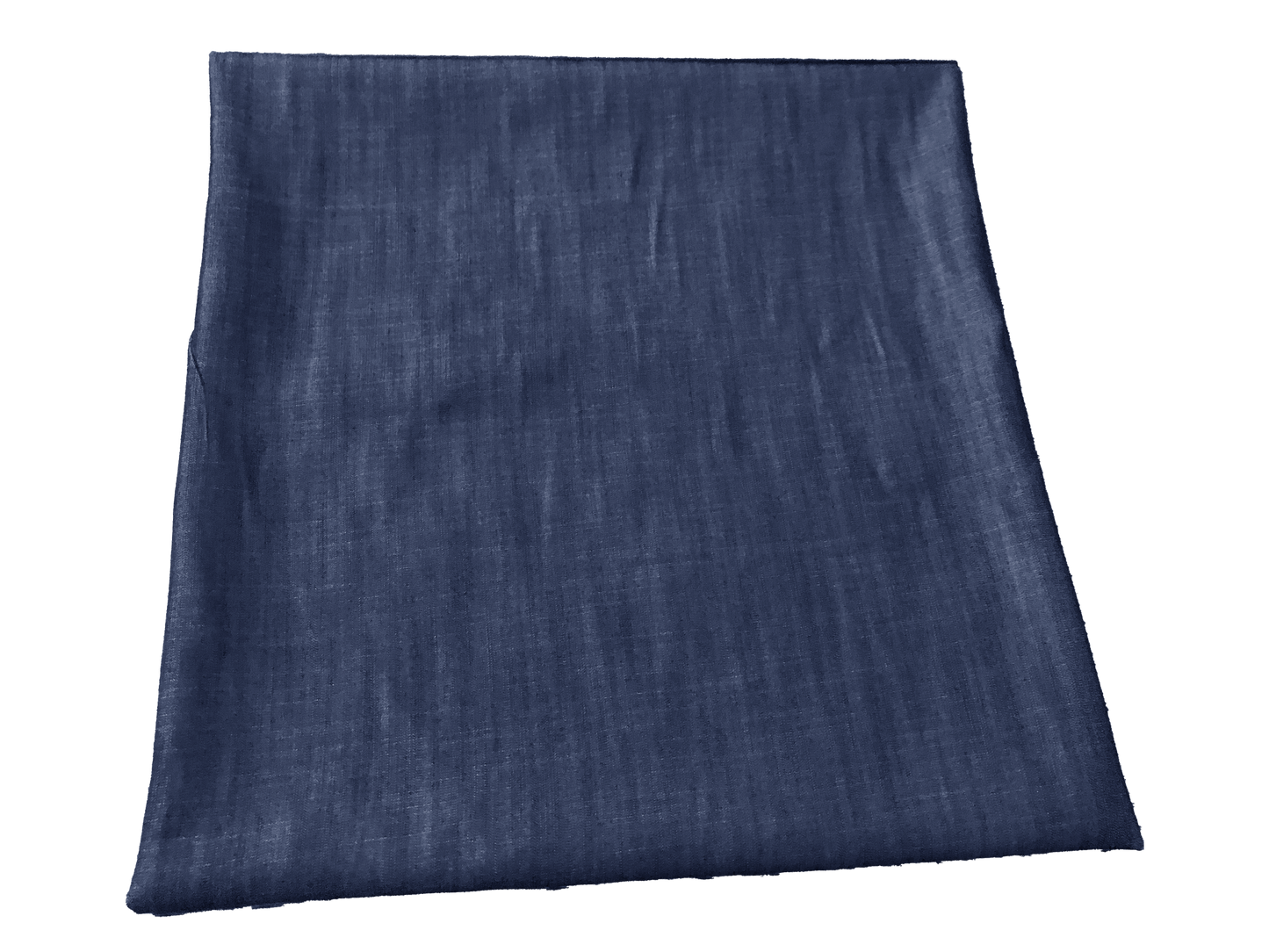 100% Cotton 6 oz Chambray Fabric – Navy Solid – Breathable Midweight, Crisp-Soft Drape, 58" Wide | Sold by the Yard (CHDC02)