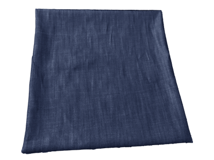 100% Cotton 6 oz Chambray Fabric – Navy Solid – Breathable Midweight, Crisp-Soft Drape, 58" Wide | Sold by the Yard (CHDC02)