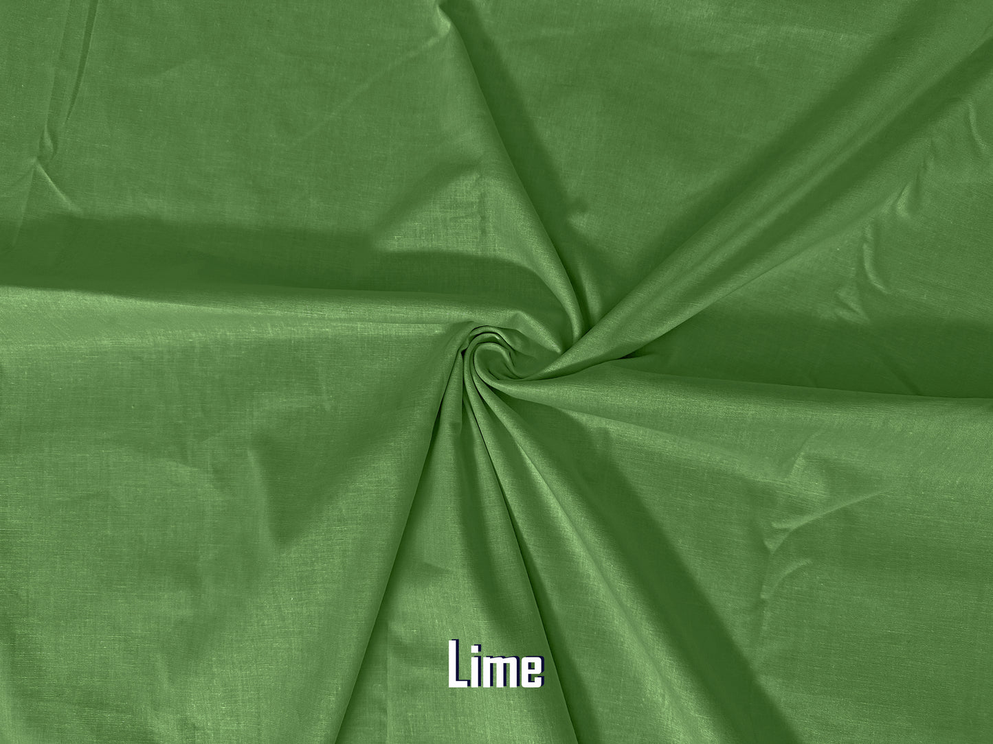 Woven Cotton Poplin Fabric-Lime Solid Color-WnCP003-Sold by the Bulk