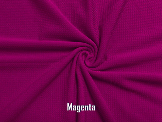 Bullet Textured Knit Fabric-Magenta Solid Color-BKSC0014-Sold by the Bulk