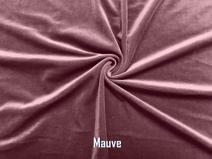 Luxury Apparel Velvet Fabric-Solid Colors Collection-Sold by the Yard