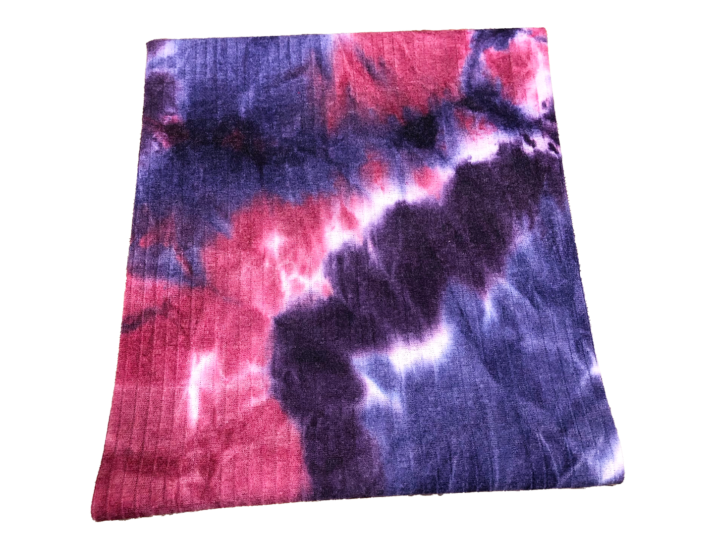 Rib Knit Fabric – Navy/Red Midnight Ember Cloud Tie Dye, 4 Way Stretch, 58” Wide – By the Yard (PRRTD08)