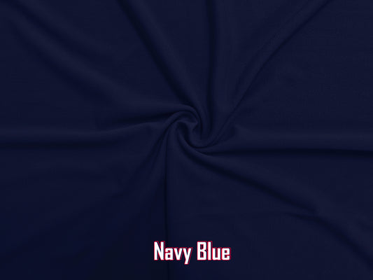 Liverpool Fabric-Navy Blue Solid Color-LvSC004-Sold by the Bulk