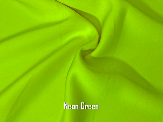 Neoprene Scuba Super Techno Fabric-2mm Thick-Neon Lime Solid Color-NPS6-Sold by the Bulk