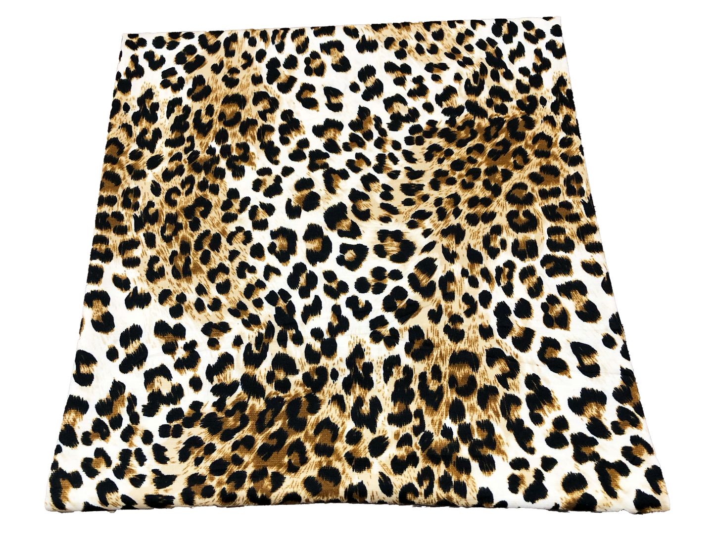 Premium Ponte Fabric — Classic Leopard Swirl — Animal Print — 230 GSM, 2-Way Stretch, 58" Wide — By the Yard (PRMPR02)