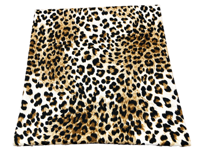 Premium Ponte Fabric — Classic Leopard Swirl — Animal Print — 230 GSM, 2-Way Stretch, 58" Wide — By the Yard (PRMPR02)