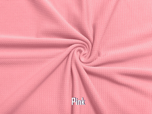 Bullet Textured Knit Fabric-Pink Solid Color-BKSC0018-Sold by the Bulk