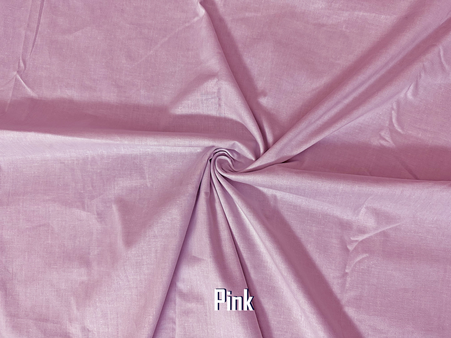 Woven Cotton Poplin Fabric-Pink Solid Color-WnCP008-Sold by the Bulk