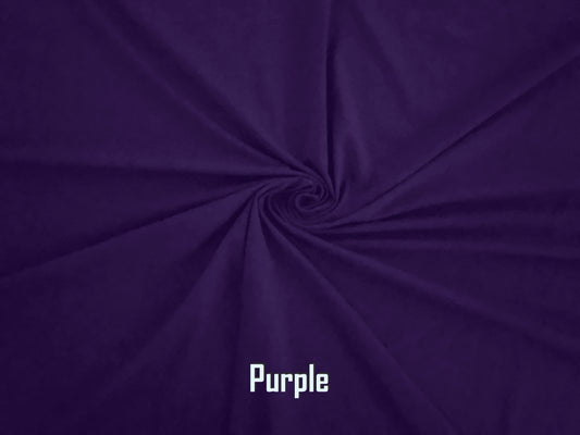 Cotton Spandex Jersey Fabric-Purple Solid Color-CSJC027-Sold by the Bulk