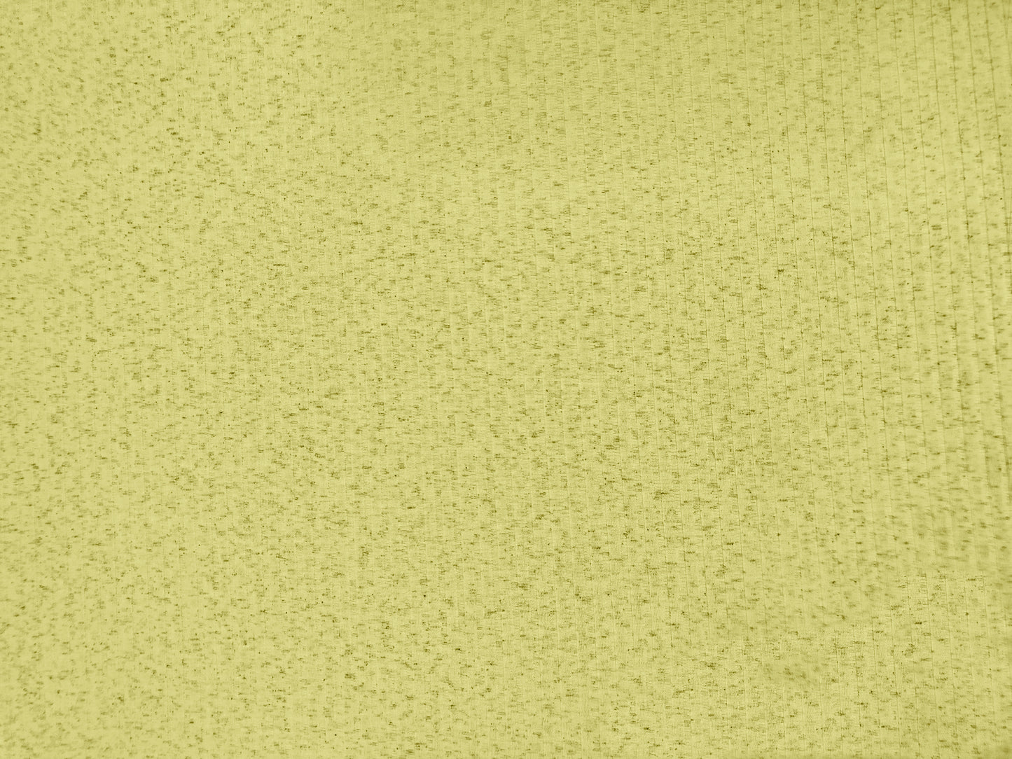 Dalmatian Rib Knit Fabric – Yellow & Charcoal Speckle, 2-Way Stretch Sweater Knit, 240 GSM, 58" Wide – By the Yard (DRBK03)