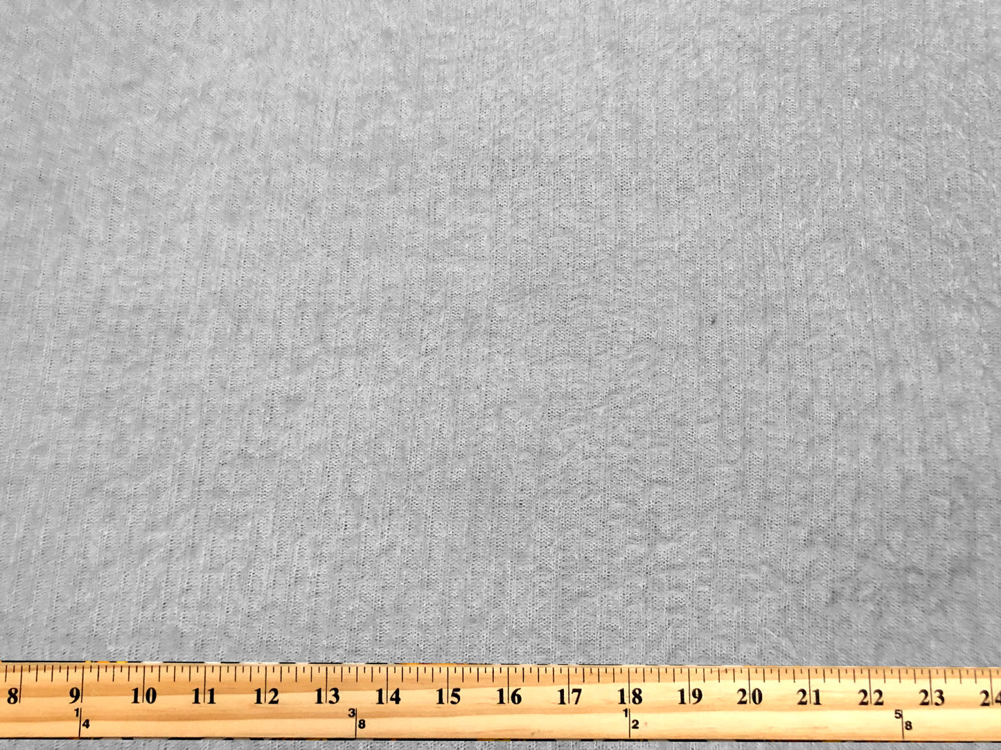 Poly Chenille Mohair Fabric-White Solid Color-CHMBC001-Brushed Fabric-Sweater Fabric-Sold by the Yard