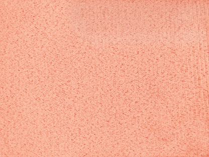 Dalmatian Rib Knit Fabric – Coral & Charcoal Speckle, 2-Way Stretch Sweater Knit, 240 GSM, 58" Wide – By the Yard (DRBK04)