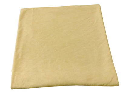 Premium French Terry Knit Fabric — Sand Solid — Soft Loopback, 2-Way Stretch, 58" Wide, 210 GSM — Sold by the Yard (210FTSC05)