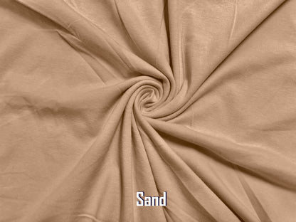 Cotton Spandex Jersey Fabric-Solid Colors Collection-Sold by the Yard