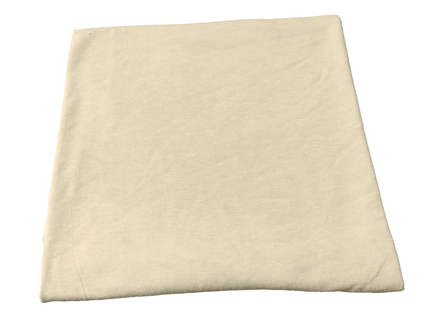 Premium French Terry Knit Fabric — Beige Solid — Soft Loopback, 2-Way Stretch, 58" Wide, 210 GSM — Sold by the Yard (210FTSC03)