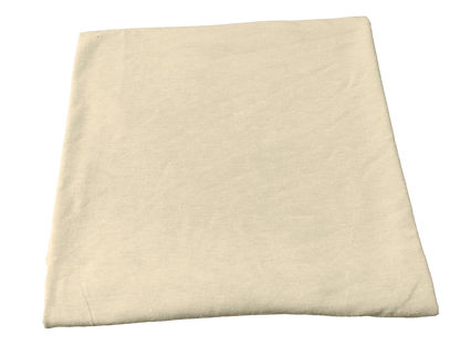 Premium French Terry Knit Fabric — Beige Solid — Soft Loopback, 2-Way Stretch, 58" Wide, 210 GSM — Sold by the Yard (210FTSC03)