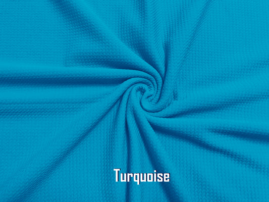 Bullet Textured Knit Fabric-Turquoise Solid Color-BKSC0023-Sold by the Bulk