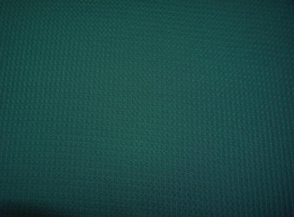 Premium Ultra-Soft Hunter Green Brushed Waffle Knit – 58″ Wide, 65% Polyester 33% Cotton 2% Spandex – Sold by the Yard (HBWC03)
