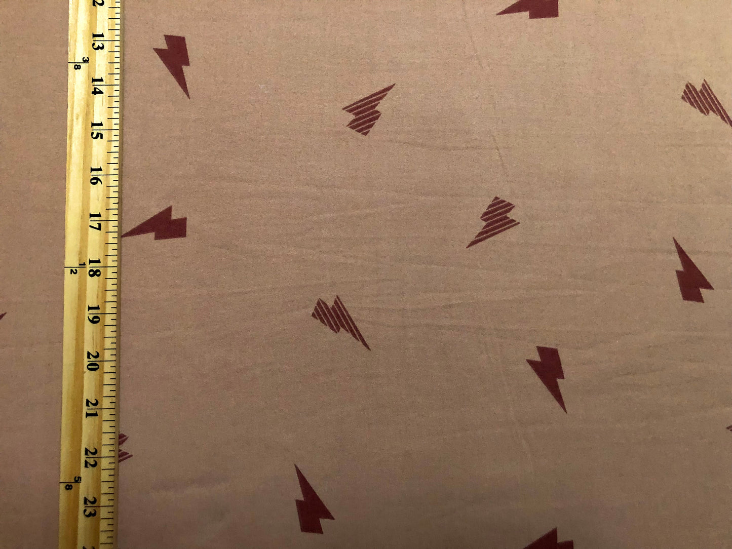 Peach Mauve Thunders DTY Double Brushed Jersey Print Fabric