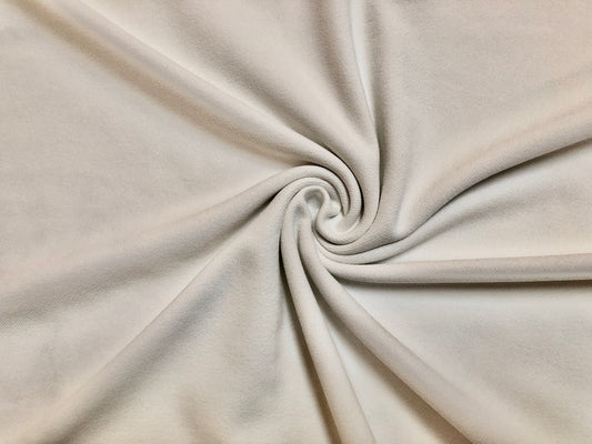 Ivory Polyester Twill Fabric