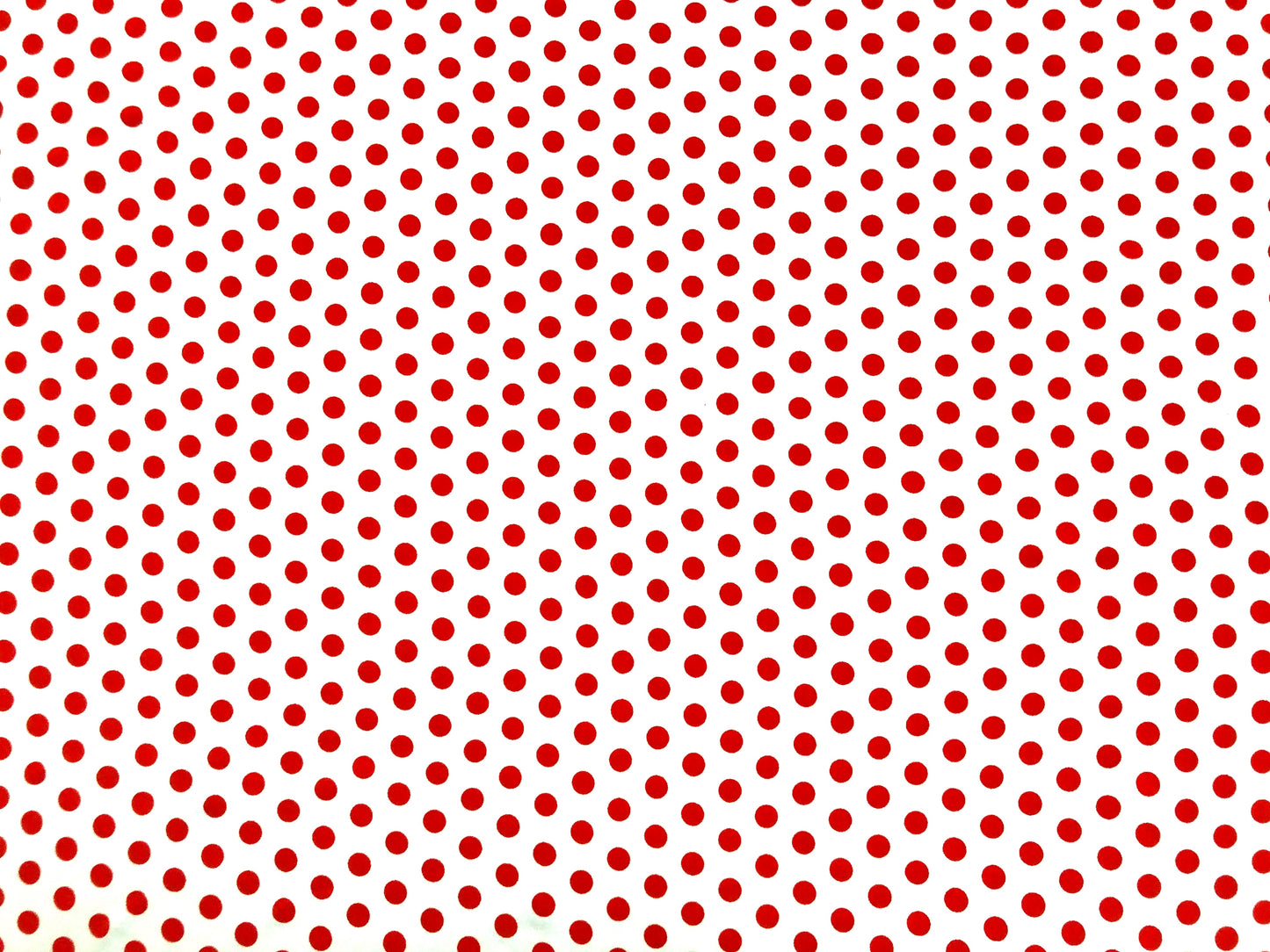 Ivory Red Polka Dots DTY Double Brushed Jersey Print Fabric