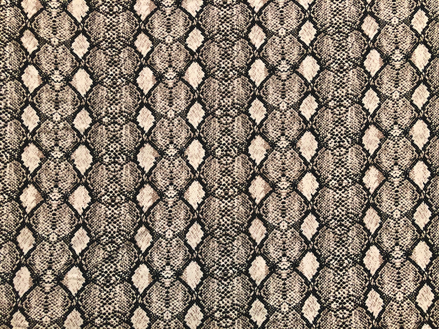 DTY Doubled Fabric-Sand Black Bronze Snake Skin-DTYBPR195-Sold by the Yard-Animal Print Fabric