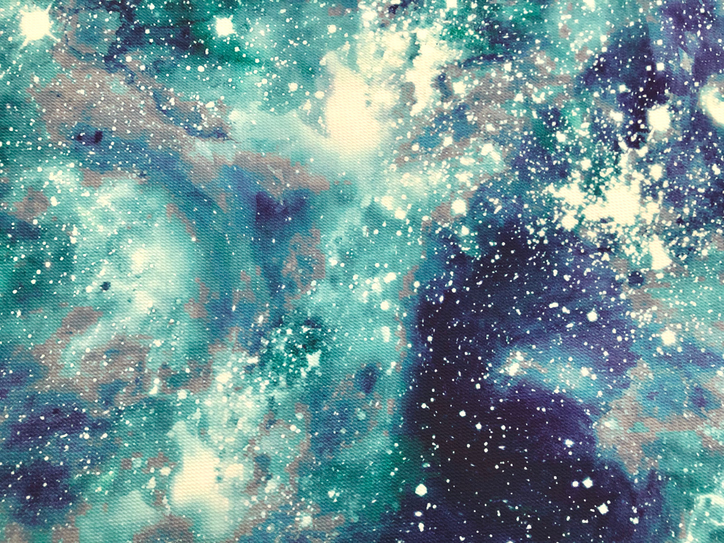 Bullet Knit Printed Fabric-Teal Blue Galaxia Tie Dye-BTDP048-Sold by the Yard-Bulk Available