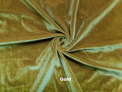 Luxury Apparel Velvet Fabric-Solid Colors Collection-Sold by the Yard