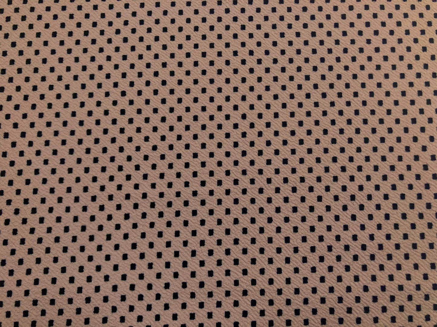 Mauve Black Polka Dots Liverpool Print Fabric