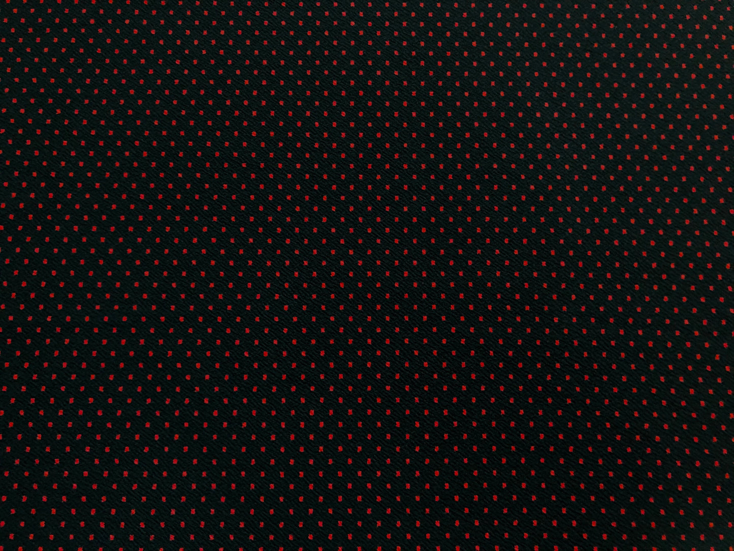 Black Red Dots Liverpool Print Fabric