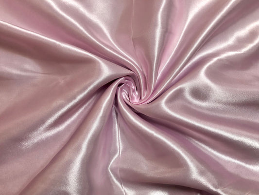 Charmeuse Satin Fabric-Pink Solid Color-CSFC002-Sold by the Yard