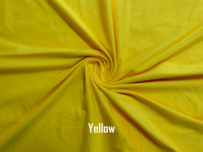 Cotton Spandex Jersey Fabric-Solid Colors Collection-Sold by the Yard